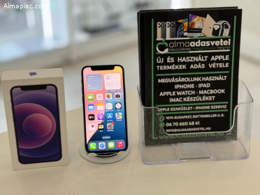 iPhone 12 Mini 128GB Független Újszerű/1-3 hónap gar./Akku 100%/p4598