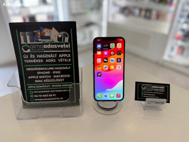 iPhone 12 Pro Max 128GB Yettel Újszerű/1 hónap gar./Akku 88%/p4297