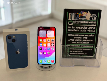 iPhone 13 128GB Független Újszerű/1-3 hónap gar./Akku 87%/p4698