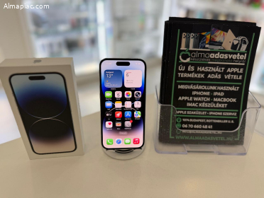 iPhone 14 Pro 128GB Független Nagyon Szép/1-3 hónap gar./Akku 87%/p454