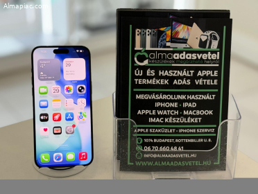 iPhone 15 Pro Max 256GB Vodafone Újszerű/1-3 hónap gar./Akku 88%/p4610