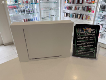 Új Bontatlan MacBook Air M4 13"/16GB/256ssd/1 Év Apple Gar./Magyar/p45